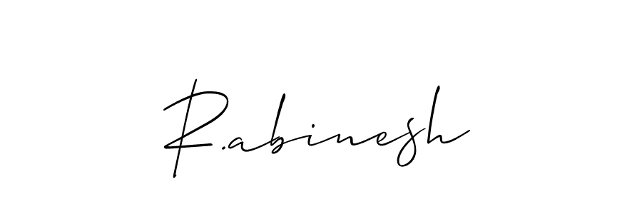 Similarly Allison_Script is the best handwritten signature design. Signature creator online .You can use it as an online autograph creator for name R.abinesh. R.abinesh signature style 2 images and pictures png