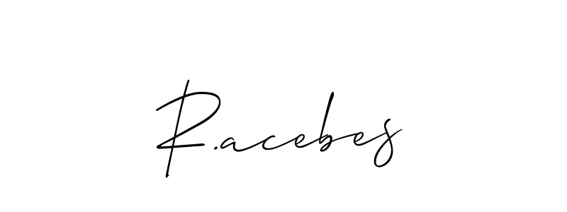 Once you've used our free online signature maker to create your best signature Allison_Script style, it's time to enjoy all of the benefits that R.acebes name signing documents. R.acebes signature style 2 images and pictures png