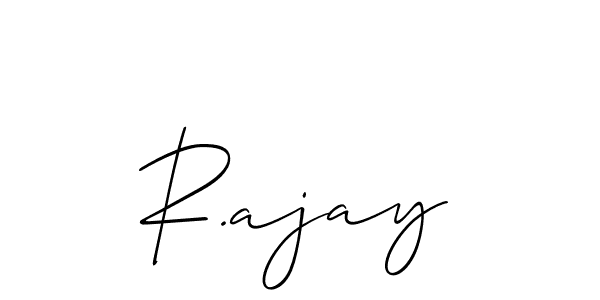 This is the best signature style for the R.ajay name. Also you like these signature font (Allison_Script). Mix name signature. R.ajay signature style 2 images and pictures png