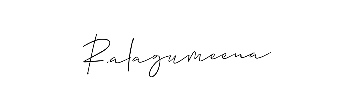 Best and Professional Signature Style for R.alagumeena. Allison_Script Best Signature Style Collection. R.alagumeena signature style 2 images and pictures png