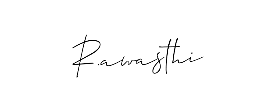 Make a beautiful signature design for name R.awasthi. Use this online signature maker to create a handwritten signature for free. R.awasthi signature style 2 images and pictures png