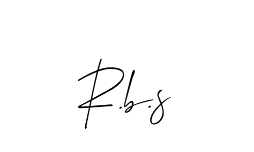 Use a signature maker to create a handwritten signature online. With this signature software, you can design (Allison_Script) your own signature for name R.b.s. R.b.s signature style 2 images and pictures png