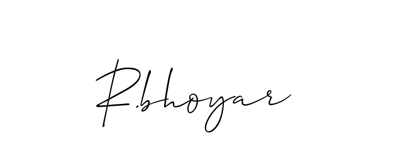 Once you've used our free online signature maker to create your best signature Allison_Script style, it's time to enjoy all of the benefits that R.bhoyar name signing documents. R.bhoyar signature style 2 images and pictures png