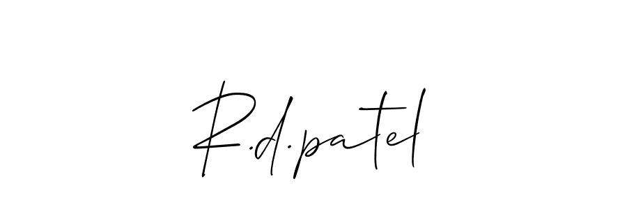 Check out images of Autograph of R.d.patel name. Actor R.d.patel Signature Style. Allison_Script is a professional sign style online. R.d.patel signature style 2 images and pictures png