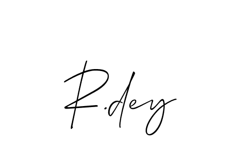 Once you've used our free online signature maker to create your best signature Allison_Script style, it's time to enjoy all of the benefits that R.dey name signing documents. R.dey signature style 2 images and pictures png