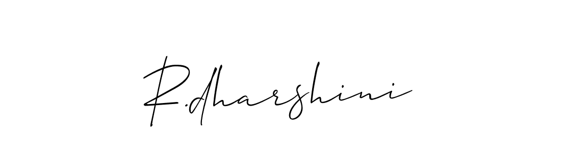 Once you've used our free online signature maker to create your best signature Allison_Script style, it's time to enjoy all of the benefits that R.dharshini name signing documents. R.dharshini signature style 2 images and pictures png