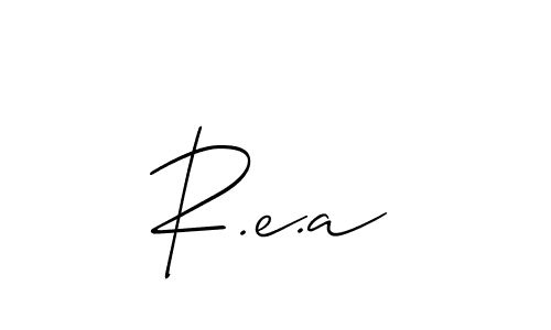 Make a beautiful signature design for name R.e.a. Use this online signature maker to create a handwritten signature for free. R.e.a signature style 2 images and pictures png