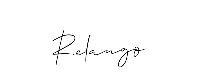 Make a beautiful signature design for name R.elango. Use this online signature maker to create a handwritten signature for free. R.elango signature style 2 images and pictures png