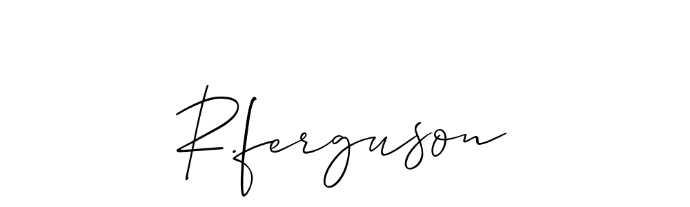 Best and Professional Signature Style for R.ferguson. Allison_Script Best Signature Style Collection. R.ferguson signature style 2 images and pictures png