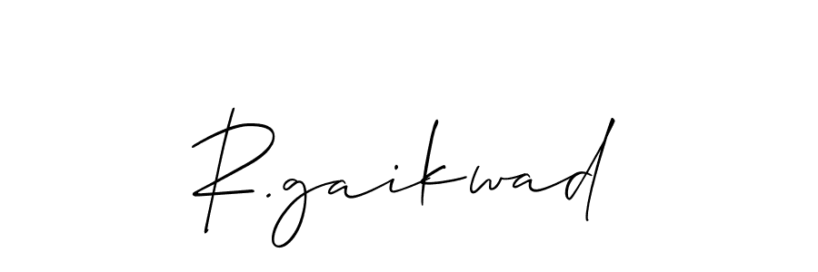 if you are searching for the best signature style for your name R.gaikwad. so please give up your signature search. here we have designed multiple signature styles  using Allison_Script. R.gaikwad signature style 2 images and pictures png