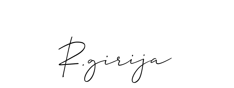 You can use this online signature creator to create a handwritten signature for the name R.girija. This is the best online autograph maker. R.girija signature style 2 images and pictures png