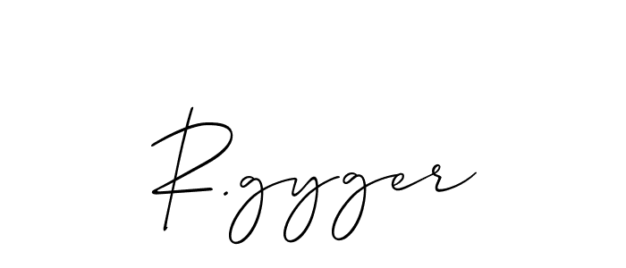You should practise on your own different ways (Allison_Script) to write your name (R.gyger) in signature. don't let someone else do it for you. R.gyger signature style 2 images and pictures png