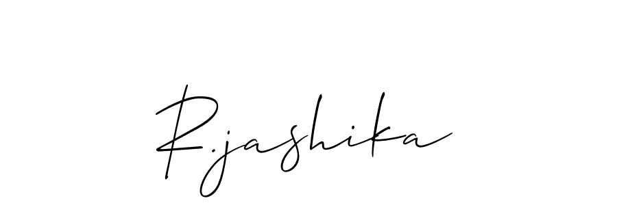 Make a beautiful signature design for name R.jashika. Use this online signature maker to create a handwritten signature for free. R.jashika signature style 2 images and pictures png