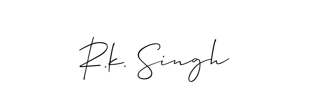 R.k. Singh stylish signature style. Best Handwritten Sign (Allison_Script) for my name. Handwritten Signature Collection Ideas for my name R.k. Singh. R.k. Singh signature style 2 images and pictures png