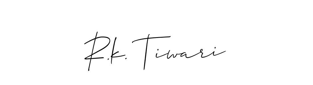 R.k. Tiwari stylish signature style. Best Handwritten Sign (Allison_Script) for my name. Handwritten Signature Collection Ideas for my name R.k. Tiwari. R.k. Tiwari signature style 2 images and pictures png