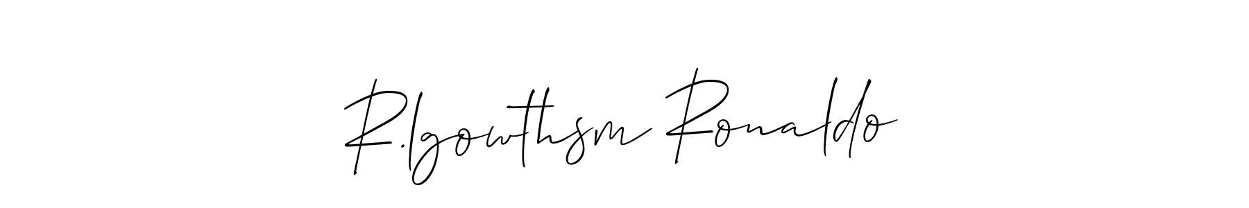 Once you've used our free online signature maker to create your best signature Allison_Script style, it's time to enjoy all of the benefits that R.lgowthsm Ronaldo name signing documents. R.lgowthsm Ronaldo signature style 2 images and pictures png