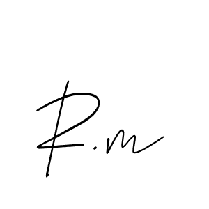 You should practise on your own different ways (Allison_Script) to write your name (R.m) in signature. don't let someone else do it for you. R.m signature style 2 images and pictures png