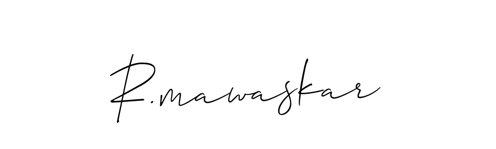 Best and Professional Signature Style for R.mawaskar. Allison_Script Best Signature Style Collection. R.mawaskar signature style 2 images and pictures png