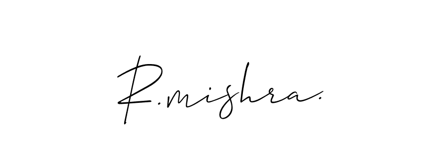 Once you've used our free online signature maker to create your best signature Allison_Script style, it's time to enjoy all of the benefits that R.mishra. name signing documents. R.mishra. signature style 2 images and pictures png