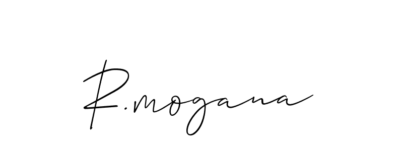 R.mogana stylish signature style. Best Handwritten Sign (Allison_Script) for my name. Handwritten Signature Collection Ideas for my name R.mogana. R.mogana signature style 2 images and pictures png