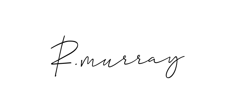 It looks lik you need a new signature style for name R.murray. Design unique handwritten (Allison_Script) signature with our free signature maker in just a few clicks. R.murray signature style 2 images and pictures png