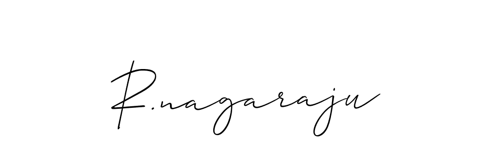 Design your own signature with our free online signature maker. With this signature software, you can create a handwritten (Allison_Script) signature for name R.nagaraju. R.nagaraju signature style 2 images and pictures png