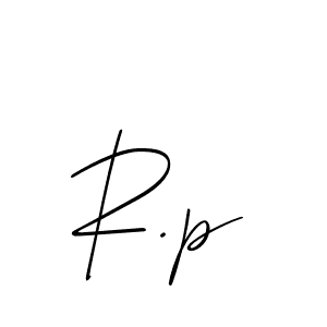 Make a beautiful signature design for name R.p. Use this online signature maker to create a handwritten signature for free. R.p signature style 2 images and pictures png