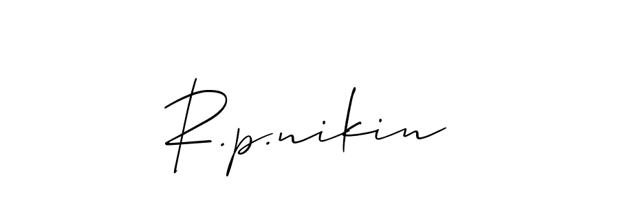 See photos of R.p.nikin official signature by Spectra . Check more albums & portfolios. Read reviews & check more about Allison_Script font. R.p.nikin signature style 2 images and pictures png