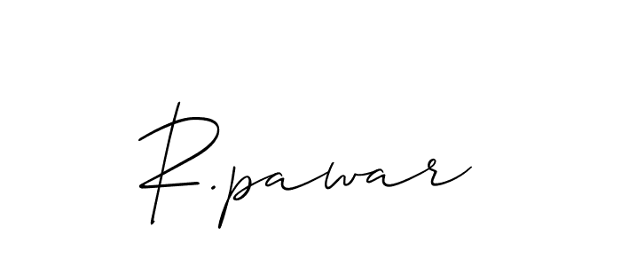 This is the best signature style for the R.pawar name. Also you like these signature font (Allison_Script). Mix name signature. R.pawar signature style 2 images and pictures png