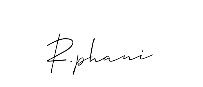 Once you've used our free online signature maker to create your best signature Allison_Script style, it's time to enjoy all of the benefits that R.phani name signing documents. R.phani signature style 2 images and pictures png