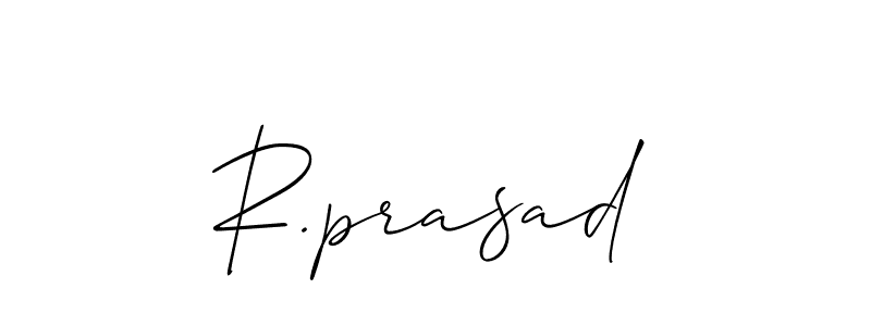 How to Draw R.prasad signature style? Allison_Script is a latest design signature styles for name R.prasad. R.prasad signature style 2 images and pictures png