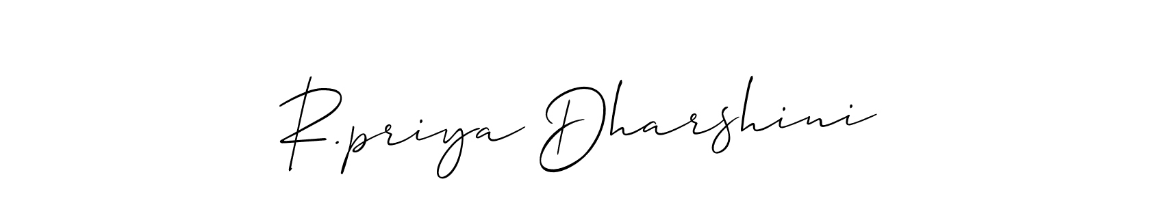 Once you've used our free online signature maker to create your best signature Allison_Script style, it's time to enjoy all of the benefits that R.priya Dharshini name signing documents. R.priya Dharshini signature style 2 images and pictures png