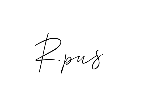 Here are the top 10 professional signature styles for the name R.pus. These are the best autograph styles you can use for your name. R.pus signature style 2 images and pictures png