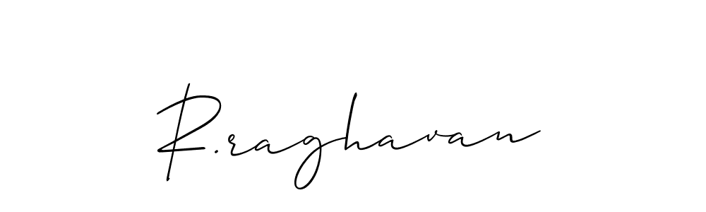 Also You can easily find your signature by using the search form. We will create R.raghavan name handwritten signature images for you free of cost using Allison_Script sign style. R.raghavan signature style 2 images and pictures png