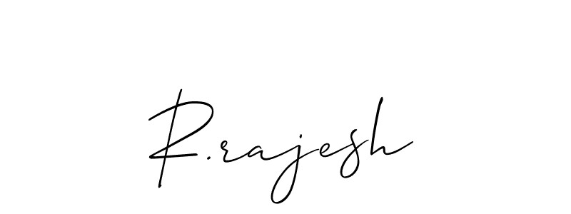 Also You can easily find your signature by using the search form. We will create R.rajesh name handwritten signature images for you free of cost using Allison_Script sign style. R.rajesh signature style 2 images and pictures png