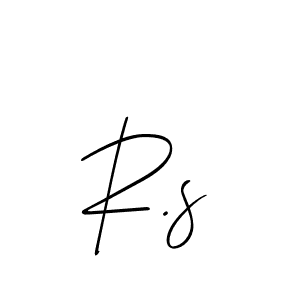 if you are searching for the best signature style for your name R.s. so please give up your signature search. here we have designed multiple signature styles  using Allison_Script. R.s signature style 2 images and pictures png