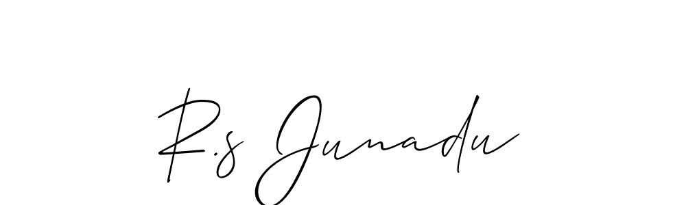 Make a beautiful signature design for name R.s Junadu. Use this online signature maker to create a handwritten signature for free. R.s Junadu signature style 2 images and pictures png