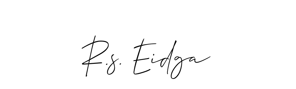 How to Draw R.s. Eidga signature style? Allison_Script is a latest design signature styles for name R.s. Eidga. R.s. Eidga signature style 2 images and pictures png