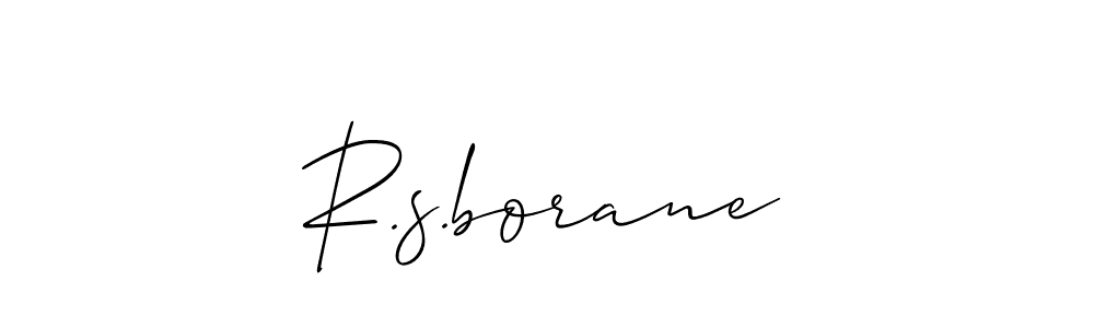 How to make R.s.borane name signature. Use Allison_Script style for creating short signs online. This is the latest handwritten sign. R.s.borane signature style 2 images and pictures png