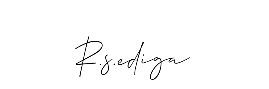 Also You can easily find your signature by using the search form. We will create R.s.ediga name handwritten signature images for you free of cost using Allison_Script sign style. R.s.ediga signature style 2 images and pictures png