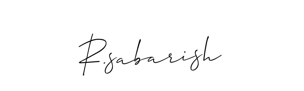 Check out images of Autograph of R.sabarish name. Actor R.sabarish Signature Style. Allison_Script is a professional sign style online. R.sabarish signature style 2 images and pictures png