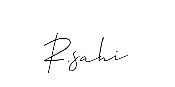 Check out images of Autograph of R.sahi name. Actor R.sahi Signature Style. Allison_Script is a professional sign style online. R.sahi signature style 2 images and pictures png