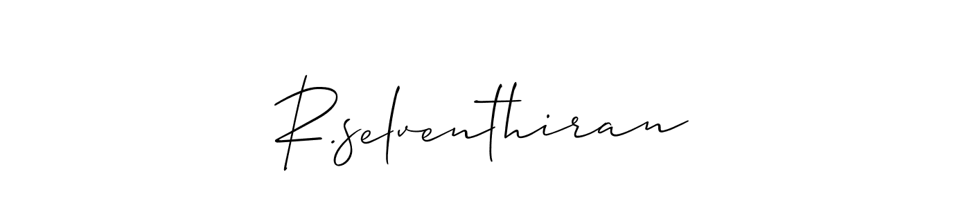 Check out images of Autograph of R.selventhiran name. Actor R.selventhiran Signature Style. Allison_Script is a professional sign style online. R.selventhiran signature style 2 images and pictures png