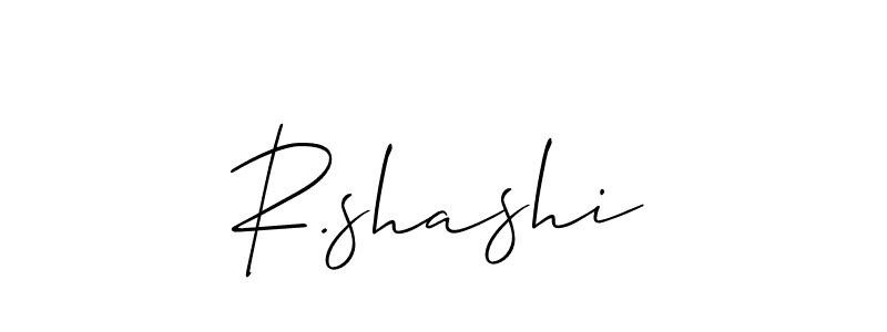 This is the best signature style for the R.shashi name. Also you like these signature font (Allison_Script). Mix name signature. R.shashi signature style 2 images and pictures png