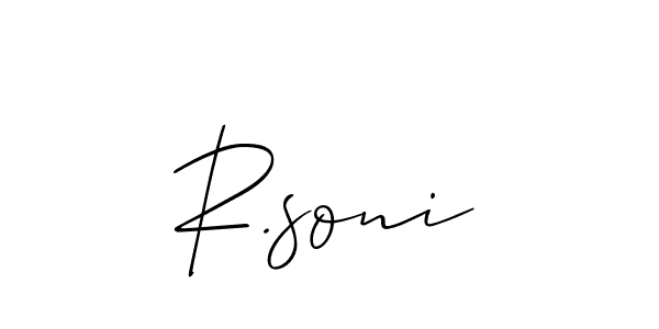 See photos of R.soni official signature by Spectra . Check more albums & portfolios. Read reviews & check more about Allison_Script font. R.soni signature style 2 images and pictures png