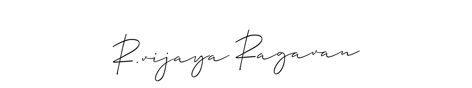 This is the best signature style for the R.vijaya Ragavan name. Also you like these signature font (Allison_Script). Mix name signature. R.vijaya Ragavan signature style 2 images and pictures png