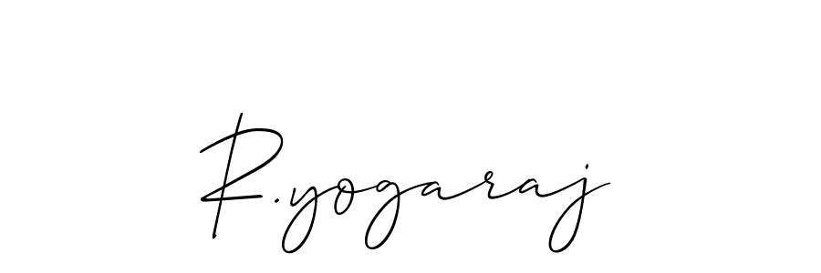 Check out images of Autograph of R.yogaraj name. Actor R.yogaraj Signature Style. Allison_Script is a professional sign style online. R.yogaraj signature style 2 images and pictures png