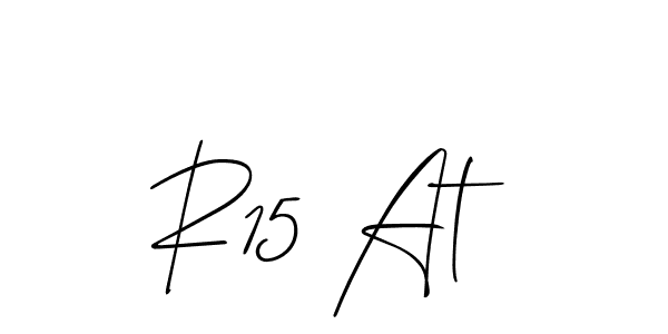 Use a signature maker to create a handwritten signature online. With this signature software, you can design (Allison_Script) your own signature for name R15 At. R15 At signature style 2 images and pictures png