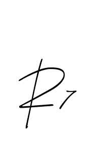 R7 stylish signature style. Best Handwritten Sign (Allison_Script) for my name. Handwritten Signature Collection Ideas for my name R7. R7 signature style 2 images and pictures png