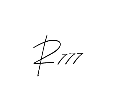 Also we have R777 name is the best signature style. Create professional handwritten signature collection using Allison_Script autograph style. R777 signature style 2 images and pictures png